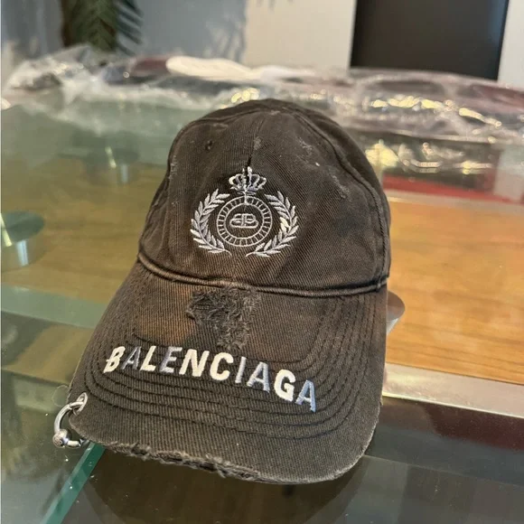 Balenciaga | Accessories | Balenciaga 230 Hat Distressed Wear Cap 